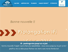 Tablet Screenshot of fondationminesnancy.org